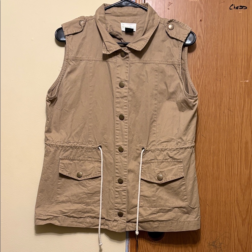 Bohoblu Women's Tan Utility Jacket